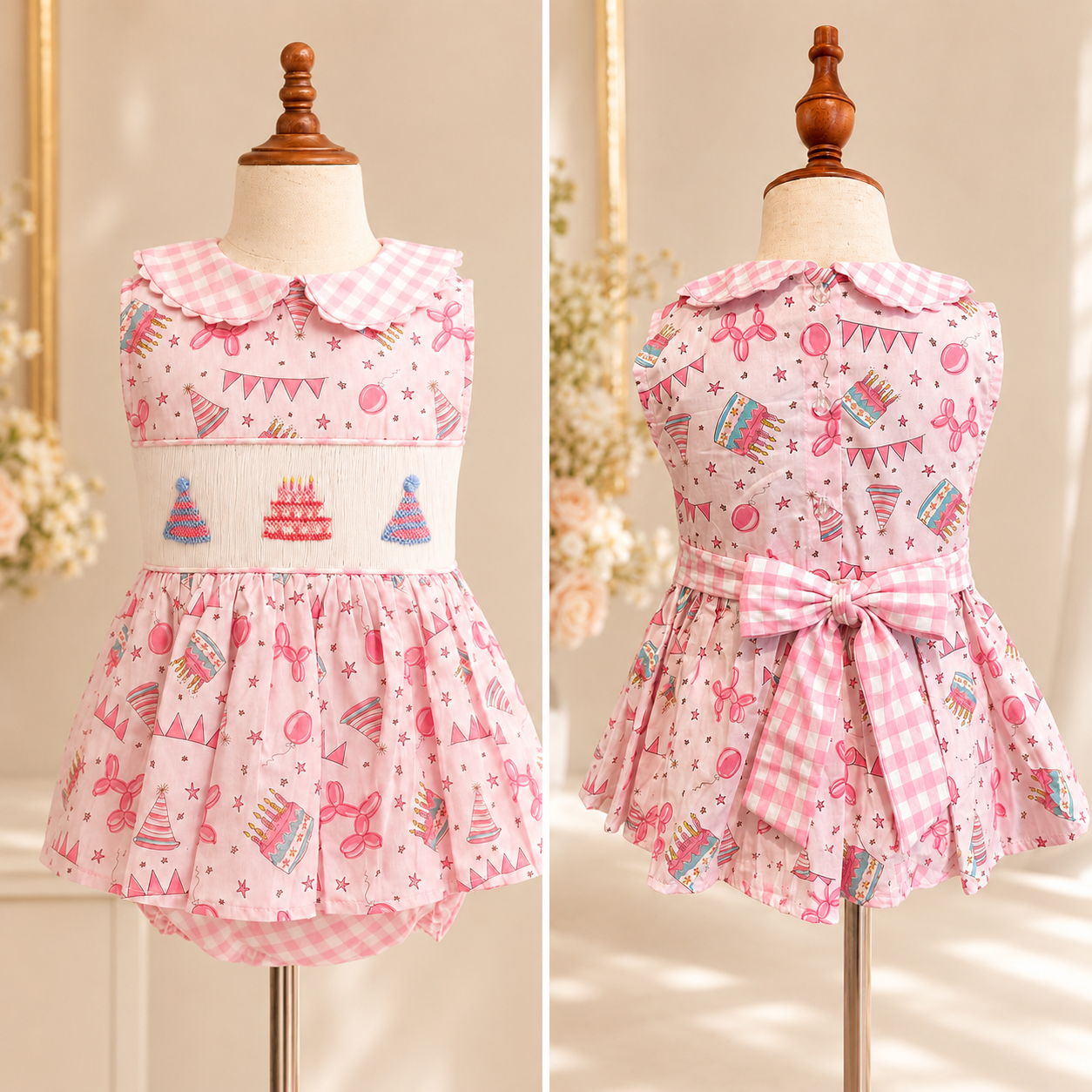 Smocked Sweet Celebrations Bloomer Set