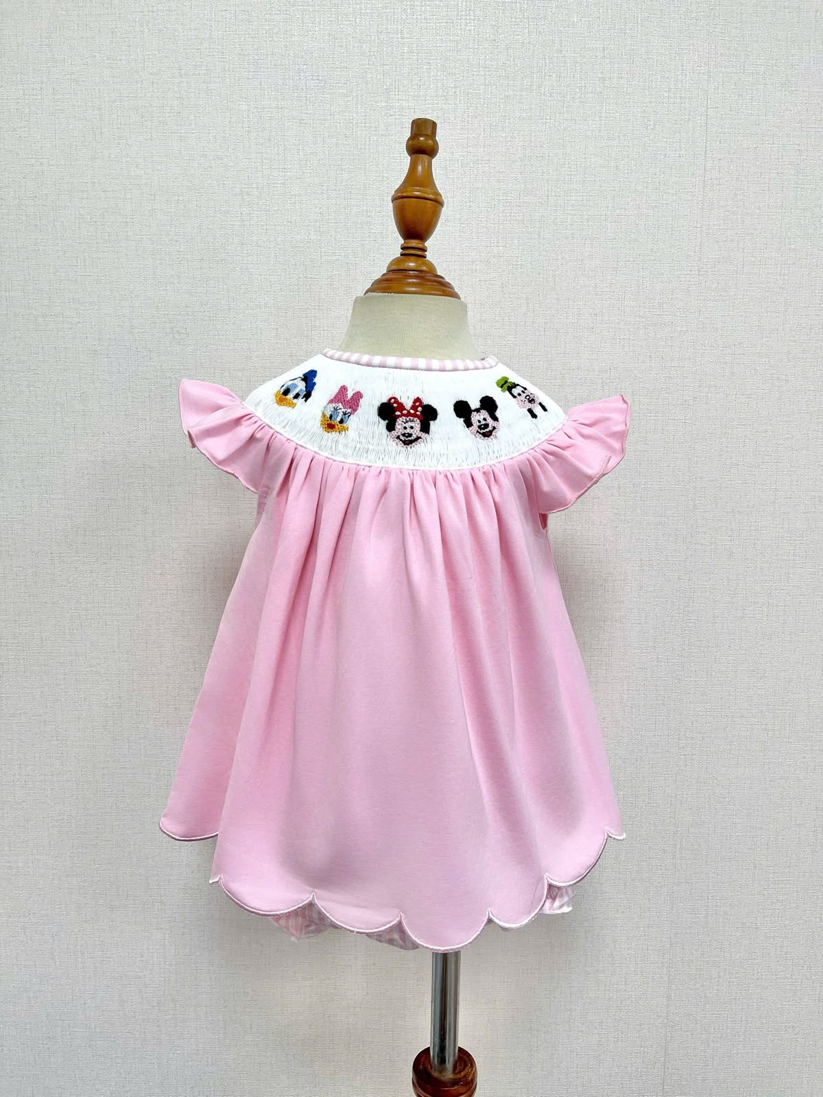Smocked Mouse and Friends Bloomer Set