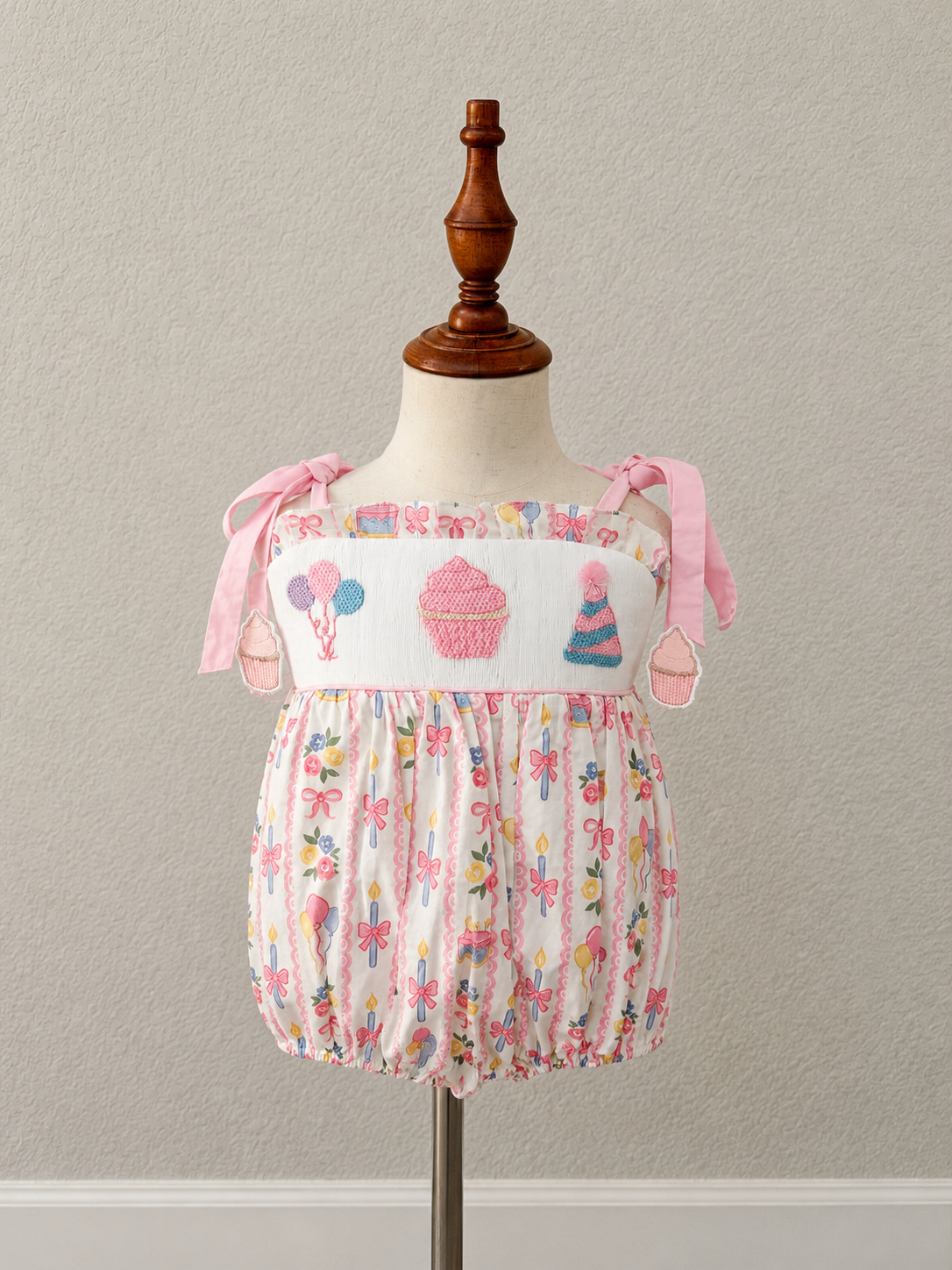 Smocked Celebrations Cupcake Bubble