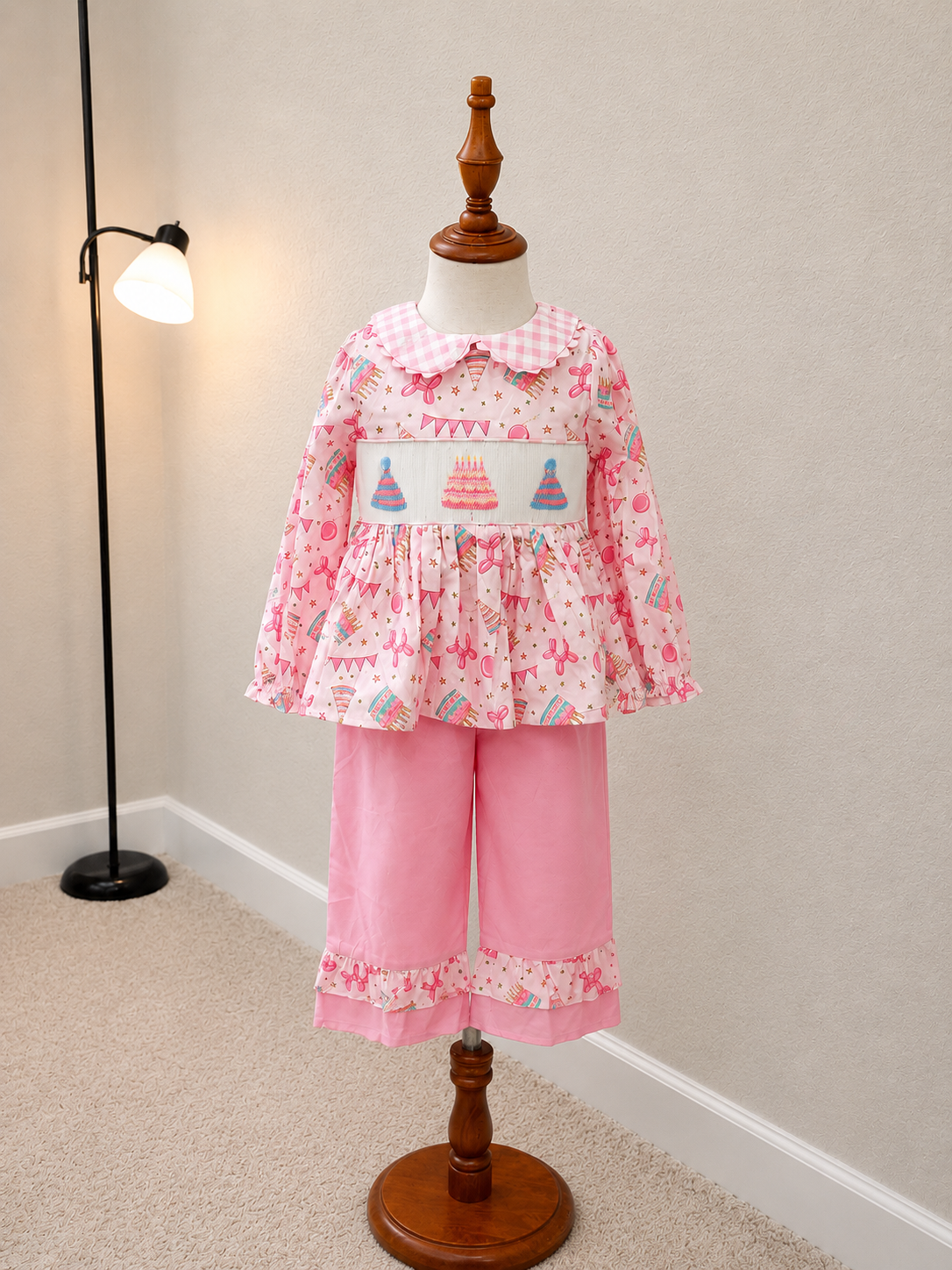 Smocked Sweet Celebrations Pant Set