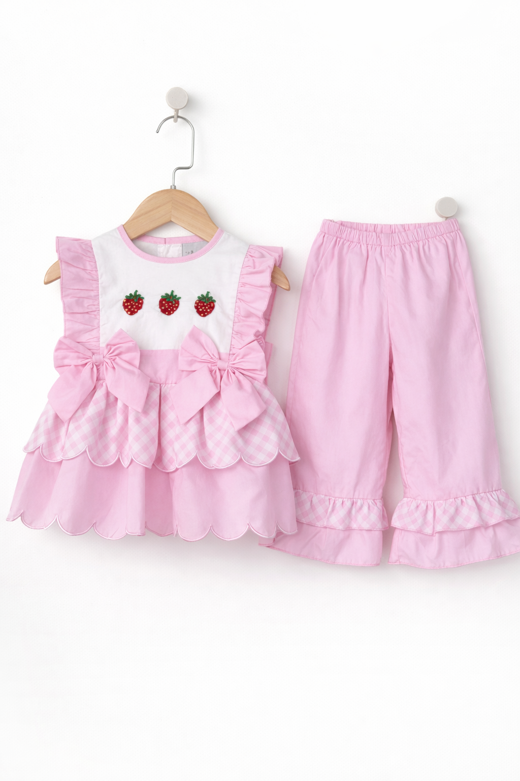 Strawberry French Knot Pant Set